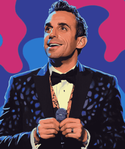 Aesthetic Sebastian Maniscalco Comedian Diamond Painting