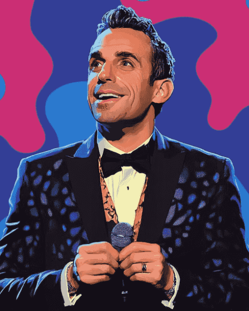 Aesthetic Sebastian Maniscalco Comedian Diamond Painting