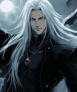 Aesthetic Sephiroth Anime Diamond Painting