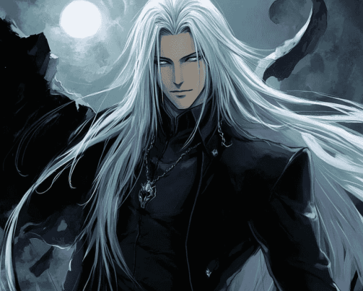 Aesthetic Sephiroth Anime Diamond Painting