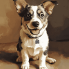 Aesthetic Siborgi Puppy Diamond Painting