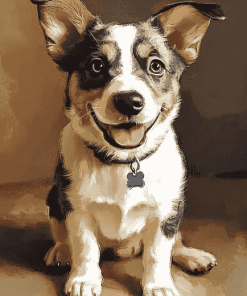 Aesthetic Siborgi Puppy Diamond Painting