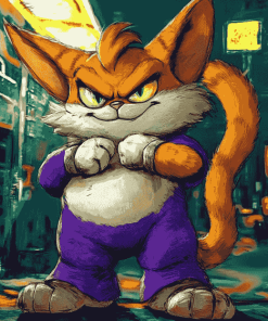 Aesthetic Sonic Big The Cat Diamond Painting