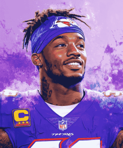 Aesthetic Stefon Diggs Sports Diamond Painting