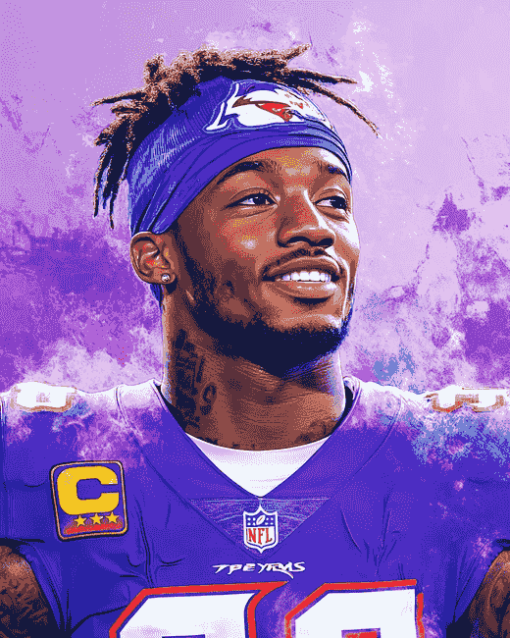 Aesthetic Stefon Diggs Sports Diamond Painting