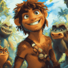 Aesthetic The Croods Animation Diamond Painting