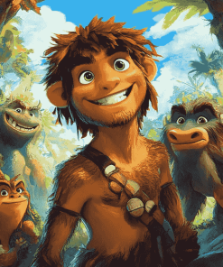 Aesthetic The Croods Animation Diamond Painting