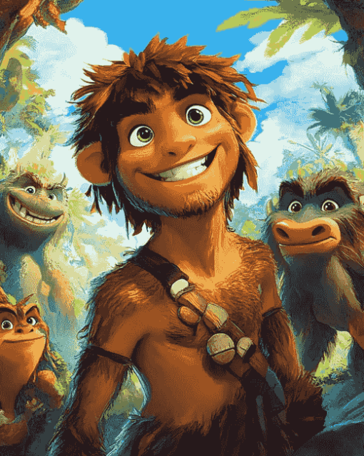 Aesthetic The Croods Animation Diamond Painting