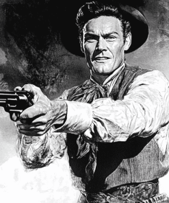 Aesthetic The Rifleman Movies Diamond Painting