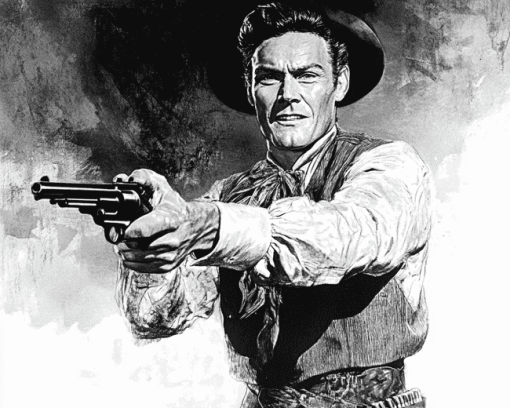 Aesthetic The Rifleman Movies Diamond Painting