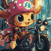 Aesthetic Tony Tony Chopper Anime Diamond Painting