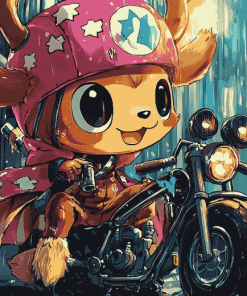 Aesthetic Tony Tony Chopper Anime Diamond Painting