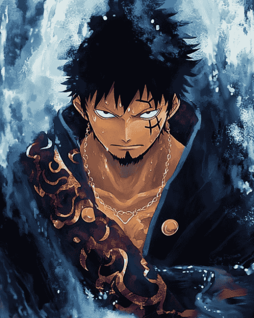 Aesthetic Trafalgar Law Anime Diamond Painting