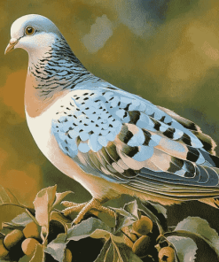 Aesthetic Turtle Dove Diamond Painting