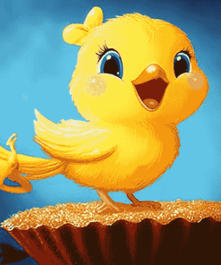 Aesthetic Tweety Animation Diamond Painting