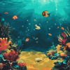 Aesthetic Underwater Adventure Diamond Painting