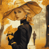 Aesthetic Vintage Autumn Woman Diamond Painting