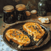 Aesthetic Welsh Rarebit Meal Diamond Painting