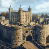 Aesthetic Windsor Castle Painting