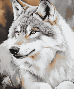 Aesthetic Wolf Diamond Painting