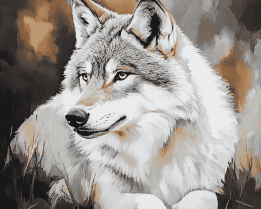 Aesthetic Wolf Diamond Painting