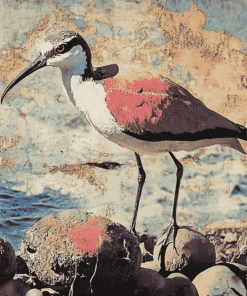 Aesthetic Wrybill Birds Diamond Painting