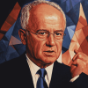 Aesthetic Yitzhak Rabin Diamond Painting