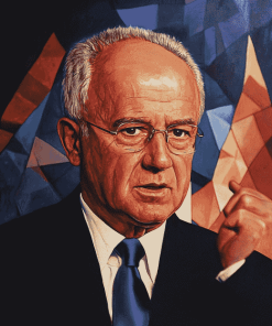 Aesthetic Yitzhak Rabin Diamond Painting