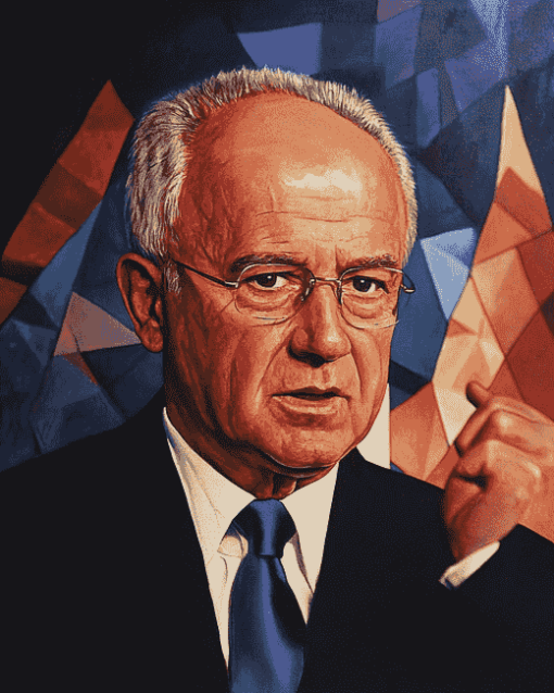 Aesthetic Yitzhak Rabin Diamond Painting