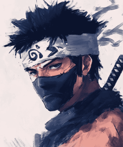 Aesthetic Zabuza Anime Diamond Painting