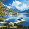 Aesthetic Zell Am See Lakes Diamond Painting