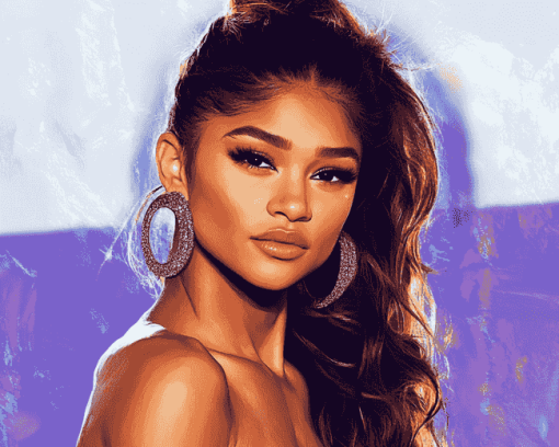 Aesthetic Zendaya Celebrity Diamond Painting