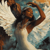 African Angelic Fantasy Diamond Painting