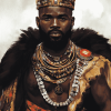 African King Animation Diamond Painting