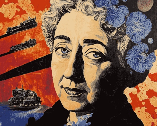 Agatha Christie Famous Women Diamond Painting