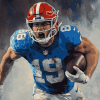 Aidan Hutchinson Football Star Diamond Painting