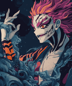 Akaza Kimetsu No Yaiba Diamond Painting