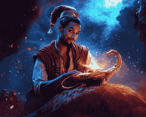 Aladdin 2019 Movie Magic Diamond Painting