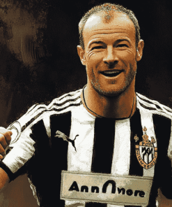 Alan Shearer Football Icon Diamond Painting