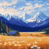 Alaska National Parks Landscapes Diamond Painting