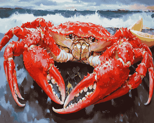 Alaskan King Crabs Diamond Painting