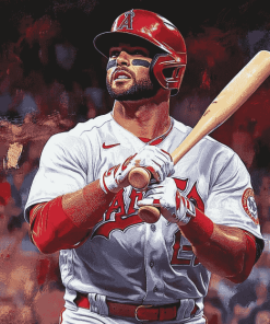 Albert Pujols Sports Legend Diamond Painting