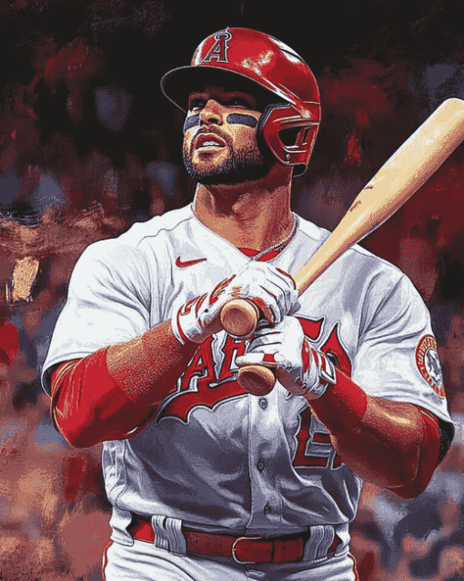 Albert Pujols Sports Legend Diamond Painting