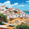 Albufeira Cityscape Diamond Painting