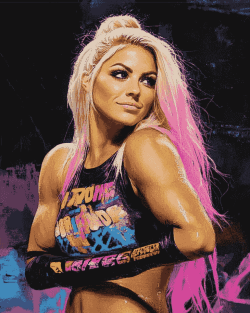 Alexa Bliss Famous Wrestler Diamond Painting