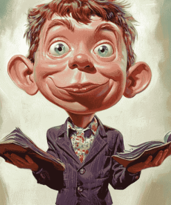 Alfred E Neuman Cartoon Diamond Painting