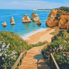 Algarve Portugal Beaches Diamond Painting