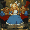 Alice Tweedle Dee Animation Diamond Painting