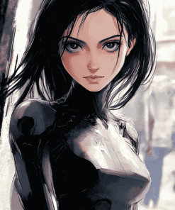 Alita Battle Angel Anime Diamond Painting