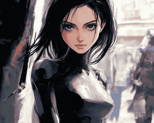 Alita Battle Angel Anime Diamond Painting